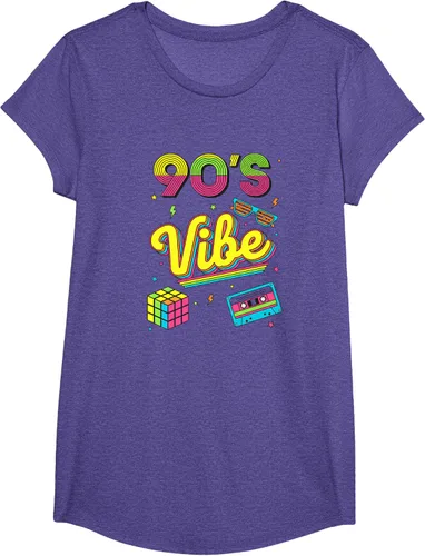 Vista 64 de 90s Nostalgia Retro Apparel - 90'S Vibe Retro T-Shirt Negro