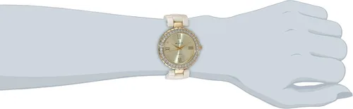 Vista 2 de Peugeot Reloj de cerámica con bisel de cristal Swarovski para mujer