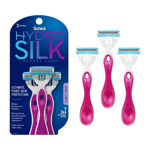 Vista 11 de Schick Hydro Silk Maquinillas de afeitar desechables de 3 hojas para mujer