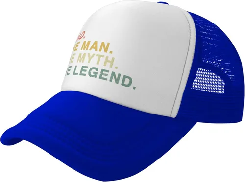 Vista 2 de Black Trucker Hat Weddings Officiant Marriage Trucker Caps Man Myth Legend Officiant Running