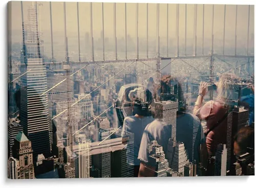 Vista 10 de Canvas Lab The telescope by Raúl Ruz 11 x 7 in Fine Art Framed Print, Frame Color: Black, With Mat