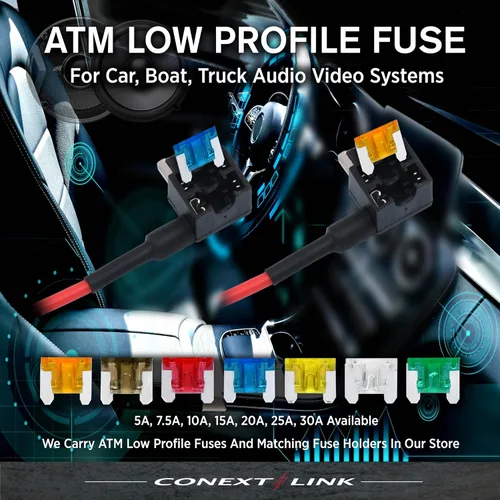 Vista 7 de ATMLP5-50 ATM Fusible de perfil bajo niquelado 50 unidades (5 amperios)