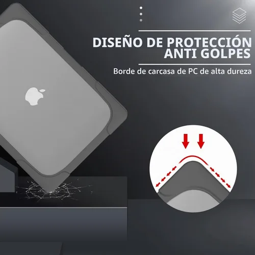 Vista 4 de Funut Funda compatible con MacBook Air de 11 pulgadas A1370 A1465, MacBook Air 11 Kickstand, carcasa rígida de plástico resistente para Apple Laptop