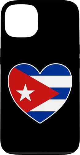 Vista 7 de iPhone 13 Pro Max I Heart Cuba - Divertida funda con bandera cubana