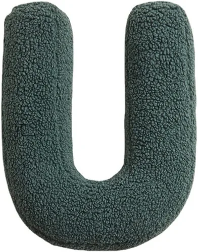 Vista 25 de Inglés Letras Almohada ABCD Letras Cojín Creativo Decorativo Almohadas