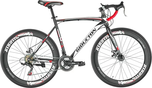 Vista 9 de EUROBIKE Bicicleta de carretera para hombre, YH-XC550 bicicleta de carretera para hombres, bicicleta de marco de 21.3 in, ruedas 700C, bicicletas