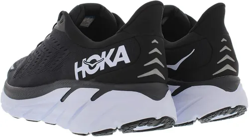 Vista 2 de Hoka One Clifton 8 - Tenis de correr para hombre, NegroBlanco
