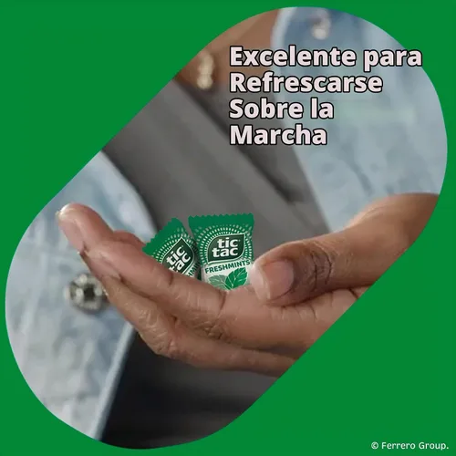 Vista 5 de Tic Tac Fresh Mint - Paquete de almohada (paquete de 100)