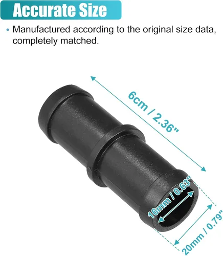 Vista 7 de X AUTOHAUX Conector de manguera de calentador para Nissan 370Z para Infiniti G35 G37 QX50 Q60 Q70 M35 M37 para Infiniti EX35 EX37 Conjunto