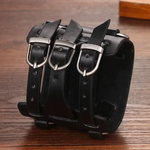 Vista 8 de Avaner Reloj deportivo de cuarzo analógico para hombre, estilo steampunk, color negro, con esfera redonda, esfera redonda, reloj deportivo de cuarzo