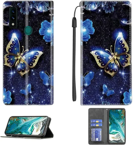 Vista 99 de Aroepurt Funda para UMIDIGI G1 Plus compatible con UMIDIGI G1 Plus Funda para teléfono Funda de piel sintética con función atril magnética CPT15