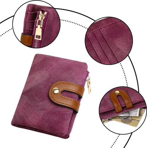Vista 4 de Billetera de gran capacidad para mujer carteras de gran capacidad para mujer con chequera carteras de gran capacidad para mujer cartera de mujer
