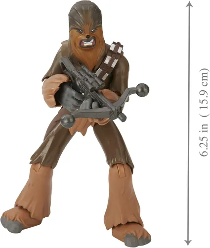 Vista 2 de STAR WARS Galaxy of Adventures The Rise of Skywalker Chewbacca - Figura de acción de 5 pies con divertido movimiento de acción