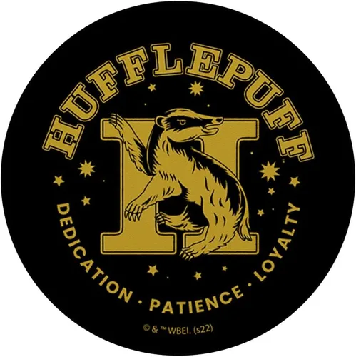 Vista 3 de Harry Potter House Hufflepuff Dedicación Paciencia Lealtad PopSockets PopGrip intercambiable