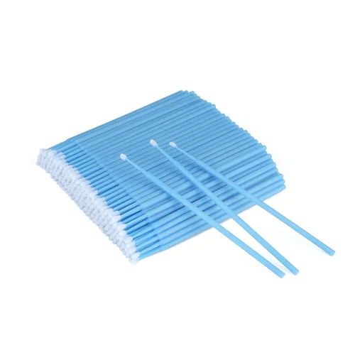 Vista 10 de G2PLUS Micro Hisopos - 100 piezas Hisopos de Algodón para Maquillaje, Aplicadores Desechables Negros Cepillo para Uñas, Delineador de Ojos