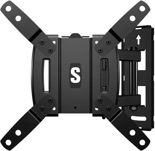 Vista 5 de SECURA QSF210 - Soporte de pared para TV de movimiento completo pequeño para pantallas de 10 a 40 pulgadas de hasta 100 libras, inclinación