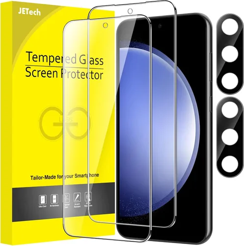 Vista 11 de JETech - Protector de pantalla para Samsung Galaxy S20 FE de 6.5 pulgadas con protector de lente de cámara, película de vidrio templado, compatible