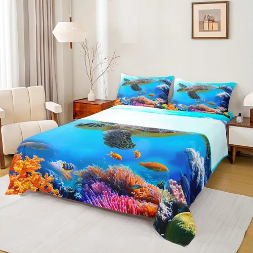 Vista 39 de Juego de sábanas para niños estilo vaquero occidental tamaño individual, juego de ropa de cama con diseño geométrico de cactus, decoración
