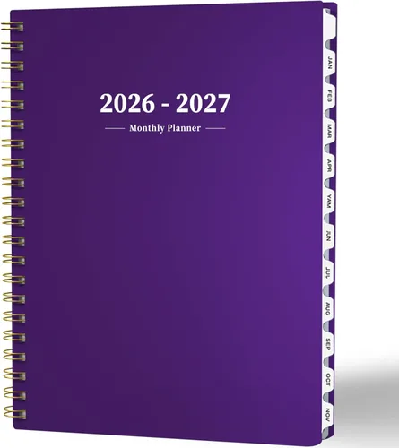 Vista 14 de Ymumuda Agenda 2026 - Agenda mensual de 2 años 2026-2027, enero de 2026 a diciembre de 2027, 8.5 x 11 pulgadas, calendario mensual de 26 a 27