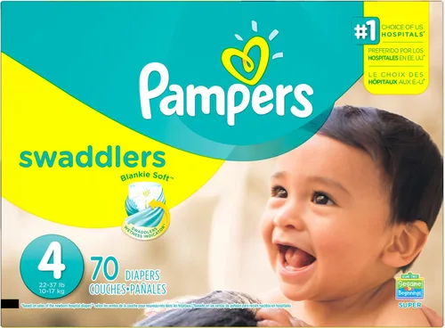Vista 12 de Pampers Swaddlers Pañales para recién nacido talla 1 (8-14 libras), 35 unidades, Jumbo