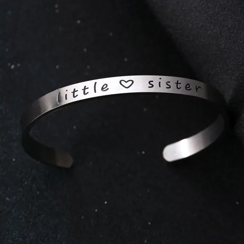 Vista 2 de BESPMOSP Big Sis Middle Sis Little Sis Sister - Pulsera para mujer y niña