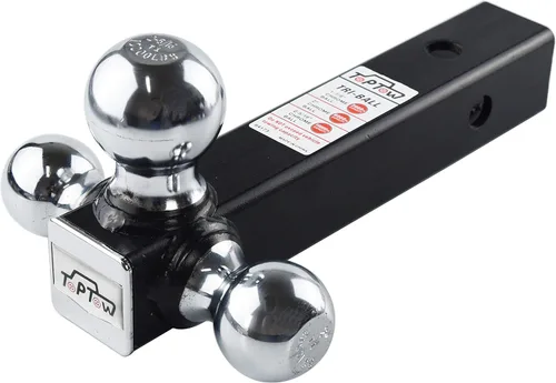 Vista 6 de TOPTOW 64173HP - Soporte de enganche de remolque con pasador de enganche de 5/8 pulgadas, bolas cromadas, se adapta a receptores de enganche de 2