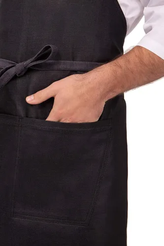 Vista 2 de Chef Works Delantal unisex con peto Boulder