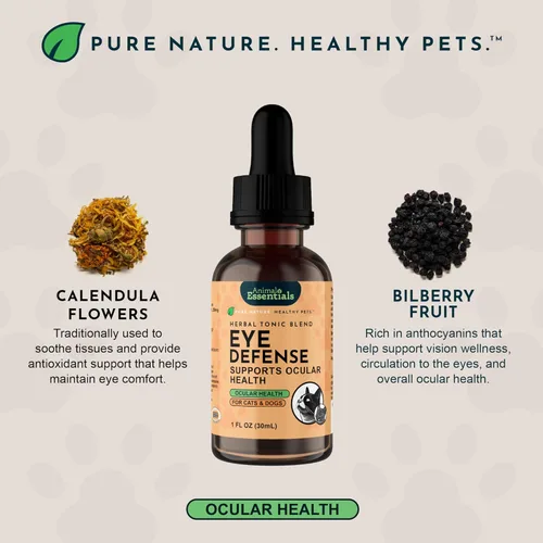 Vista 4 de Animal Essentials Defensa ocular para perros y gatos, soporte ocular - 1 fl oz