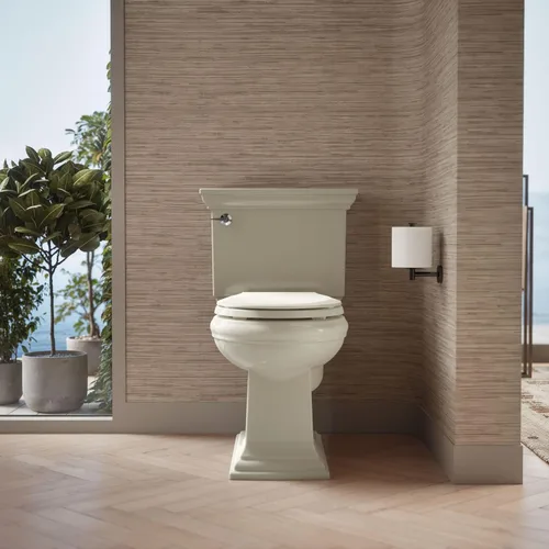 Vista 10 de KOHLER 4639-RL-47 Cachet ReadyLatch Round Toilet Seat Soft Close, Almond Almendra