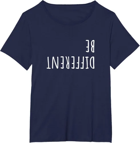 Vista 12 de Camiseta para mujer Ser Diferentes Divertidas Sarcastic Backwards Slogan Adolescentes Girls