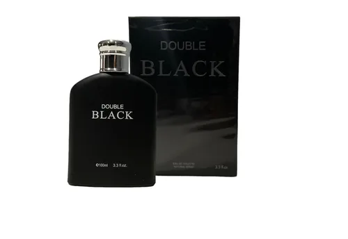 Vista 4 de Royal Fragrance Double Black 3.3 onzas para hombre Eau de Toilette Spray Colonia