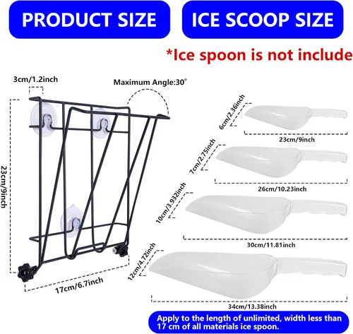 Vista 2 de Soporte plegable para máquina de hielo, soporte de metal resistente para máquina de hielo, cocina, congelador, bar, fiesta, boda, gran capacidad