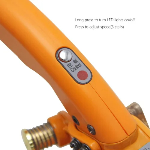 Vista 5 de CGOLDENWALL Cortador de tela rotativo eléctrico Tijeras Cortadora de tela Cortadora de tela Ideal para tela multicapa Papel de tela de cuero Hoja