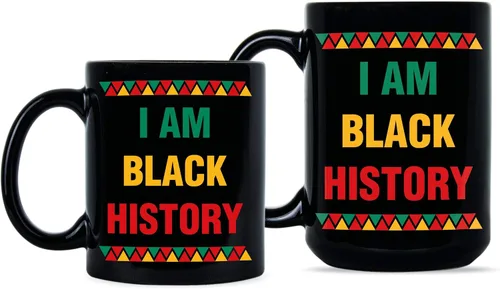 Vista 2 de We Got Good Black History - Taza de café de cerámica (15 onzas)