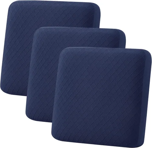 Vista 74 de hyha Fundas de cojín para sofá al aire libre, fundas lavables para sofá seccional, jaspe de diamante, funda elástica para cojín de asiento de sofá