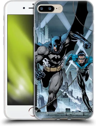 Vista 116 de Head Case Designs Funda de gel Hush con licencia oficial de Batman DC Comics #608 (protección de grado militar) compatible con Apple iPhone 7