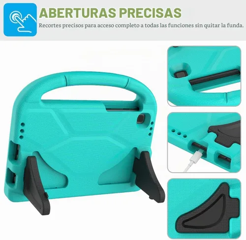 Vista 7 de SUPLIK Funda para niños para Samsung Galaxy Tab A11 de 8.7 pulgadas 2025 / A9 8.7 pulgadas 2023 / A7 Lite 8.7 pulgadas 2021, integrado con protector