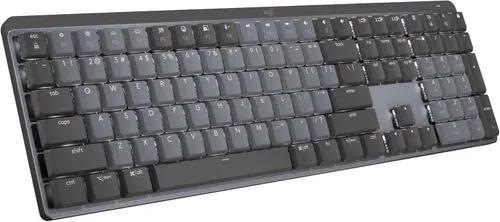 Vista 13 de Logitech MX Teclado inalámbrico iluminado mecánico de tamaño completo, lineal y MX Master 3S Performance Wireless Bluetooth Mouse Bundle, macOS