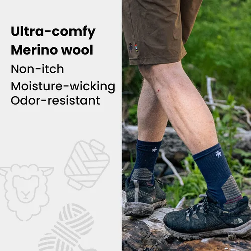 Vista 3 de Smartwool Classic Hike Zero Cushion Liner Crew