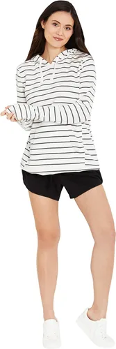 Vista 12 de Motherhood Maternity Pantalón corto de embarazo French Terry Underbelly para mujer