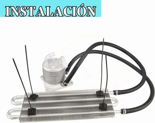 Vista 5 de Enfriador de aceite de transmisión CVT compatible con Nissan Sentra 2007-2012 / Juke 2011-2014 / Rogue 2008-2018 / Versa Sedan 2012-2018 / NV200