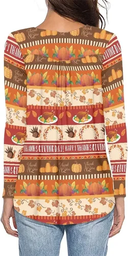 Vista 4 de xixirimido Blusas con botones, de manga larga, para mujer, estilo casual, cuello en V, sin botones, holgadas