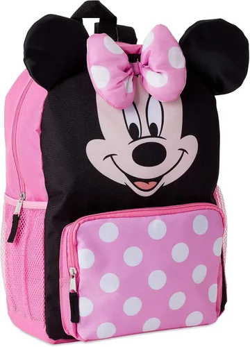Vista 7 de DIBSIES Mochila de personajes con licencia personalizada 16 pulgadas Minnie Mouse Mochila