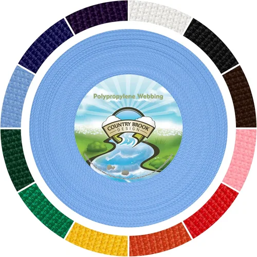 Vista 17 de Country Brook Design - Correa de polipropileno (Polypro) de 1/2 pulgada Negro