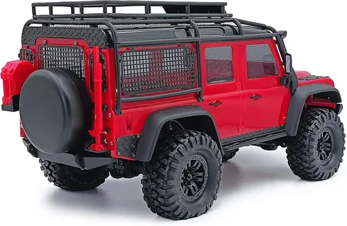 Vista 4 de AXSPEED Placa antideslizante de techo de acero inoxidable RC para 1/18 escala TRX4-M Defender Crawler Car Upgrade