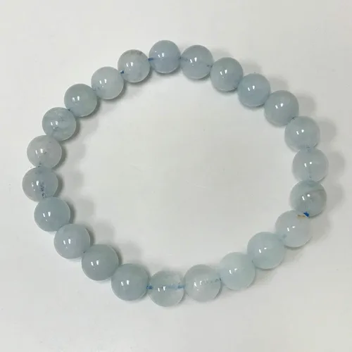 Vista 408 de Gem Avenue Handmade Round Bead Stretch Bracelet Unisex Natural Stone Beaded Jewelry for Men & Women, Elastic Wristband for Daily Wear