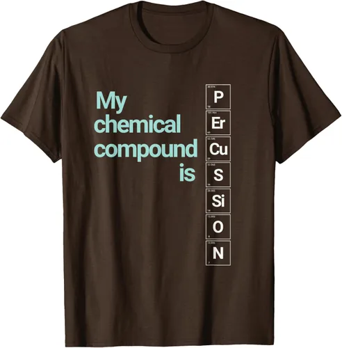 Vista 6 de Percussion Band Geek My Chemical Compound T-Shirt