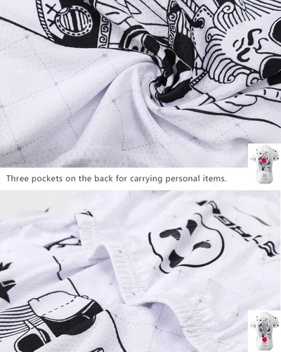 Vista 6 de Strgao - Camiseta de ciclismo de manga corta para hombre