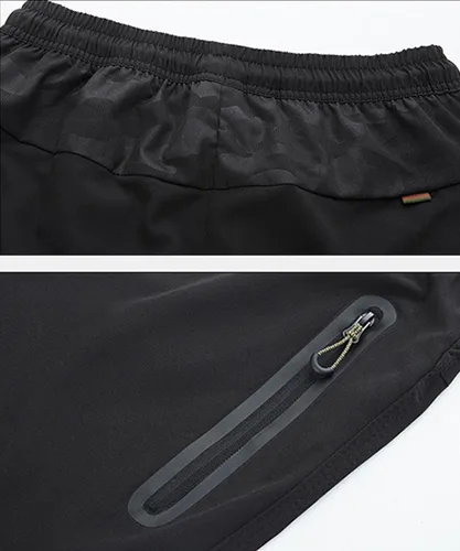 Vista 6 de Gopune Pantalones deportivos ligeros para hombre para senderismo, correr, secado rápido, pantalones deportivos casuales con bolsillos con cremallera