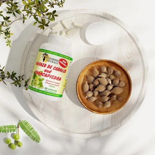 Vista 7 de Sunshine Naturals Chanca Piedra con Guisazo de Caballo, Hierba Tradicional Rompe Piedras, Suplemento de Apoyo para el Riñón y el Tracto Urinario